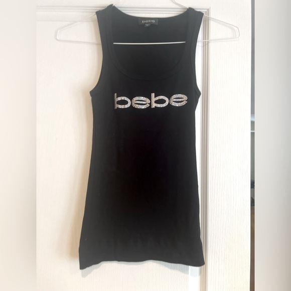 bebe Tops - Bebe tank top with diamond logo size m